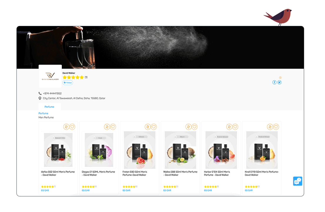 Shop-page